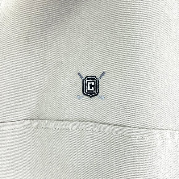 Chaps Golf Mens Lightweight Sleeveless Vest Size L Beige Rayon Blend 1/4 Zip - Picture 6 of 9